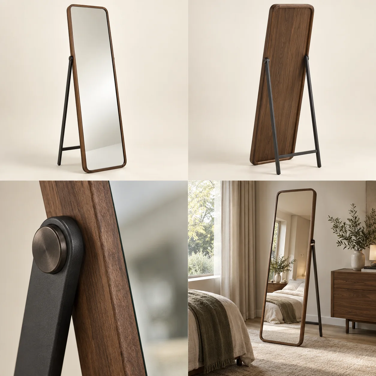 ARVIGA dressing mirrors four views for bedroom