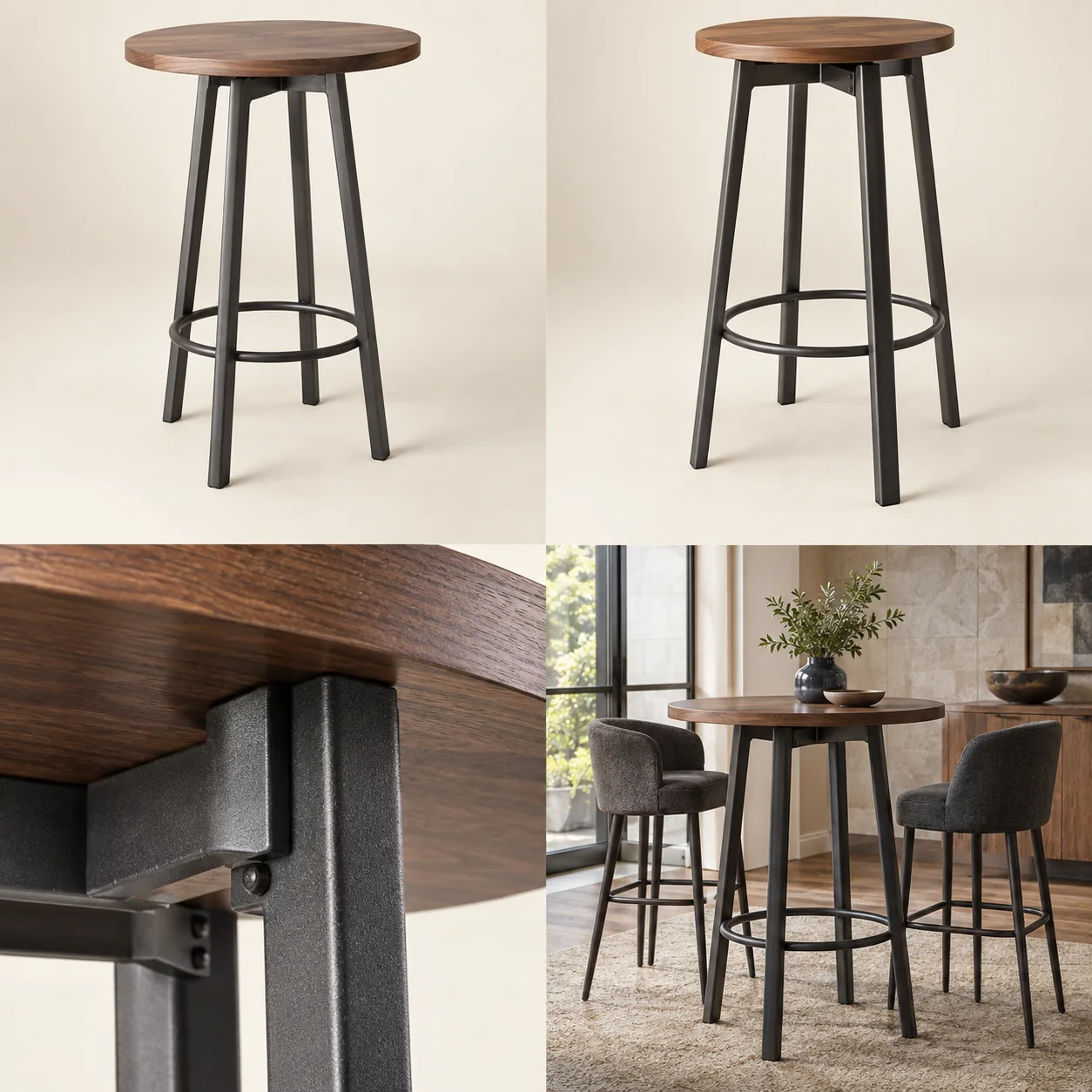 ARVIGA bar tables four views for dining