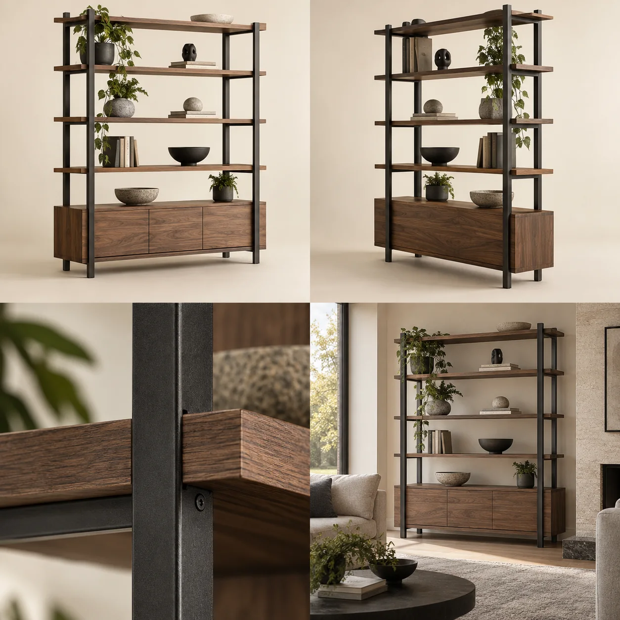 ARVIGA display units four views for living room