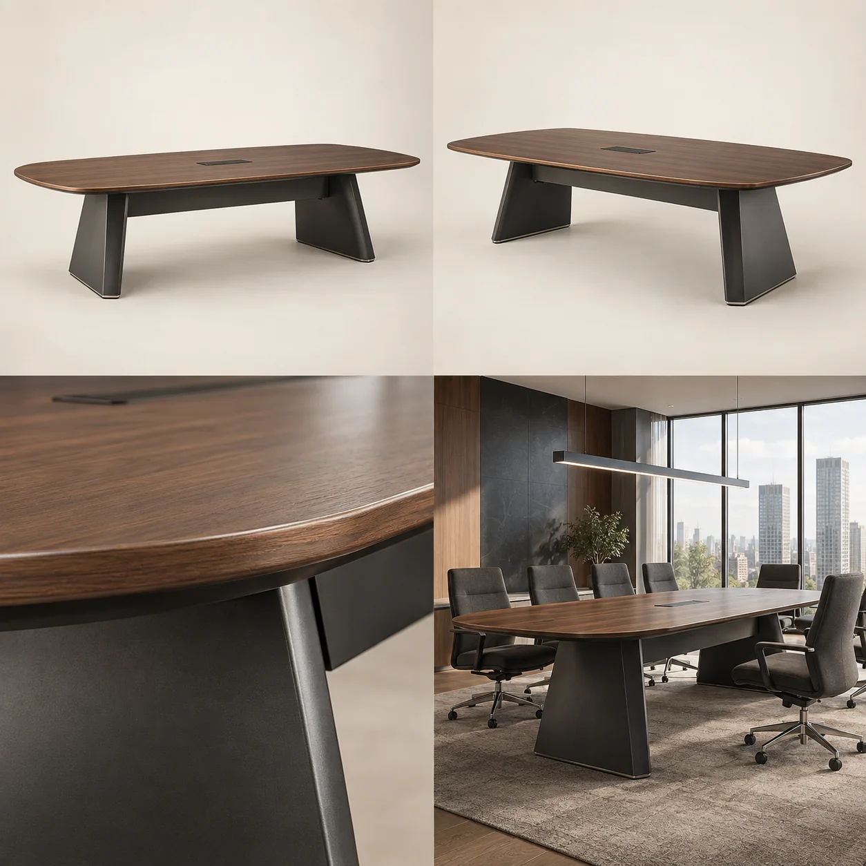 ARVIGA meeting/conference tables four views for office